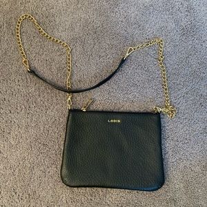 Black and Gold Crossbody bag/clutch